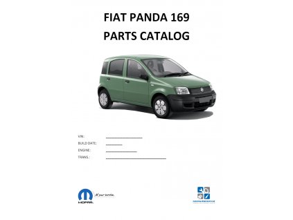 Fiat Panda 169 Katalog dílů / Parts catalog