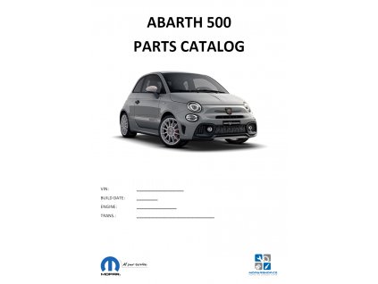 Abarth 500 Katalog dílů / Parts catalog