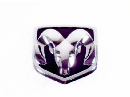 DODGE-Emblem auf der Motorhaube des LX