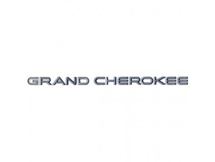 Nápis GRAND CHEROKEE strieborný ZJ