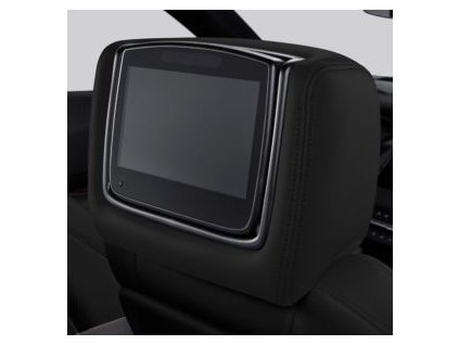 Cadillac XT5 Infotainment system for rear seats with DVD player in Jet Black leatherette