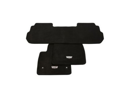 Cadillac XT6 Textile carpets - black (1st and 2nd series)