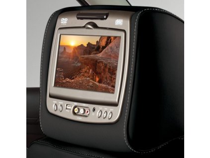 Cadillac Escalade / Escalade ESV, GMC Yukon/ XL Infotainment system for rear seats with DVD player in leather - black