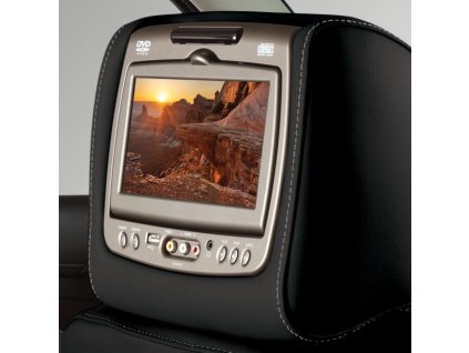 Cadillac Escalade / Escalade ESV, GMC Yukon / XL Infotainment systém pre zadné sedadlá s DVD prehrávačom v koži - čierny