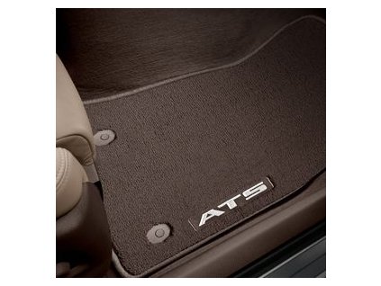 Cadillac ATS Textil szőnyeg - barna, ATS logóval