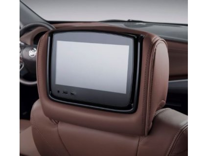 Buick Enclave 2.gen INFOTAINMENT SYSTÉM ZADNÍCH SEDADEL Z Kaštanové kůže