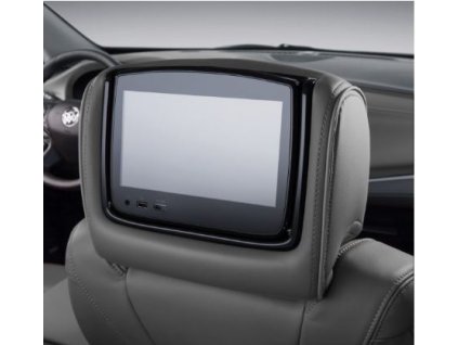 Buick Enclave 2.gen REAR SEAT INFOTAINMENT SYSTEM WITH DVD PLAYER IN DARK GALVANIZED LEATHER