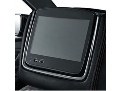 Buick Enclave 2nd gen REAR SEAT INFOTAINMENT SYSTEM WITH DVD PLAYER IN BLACK LEATHER