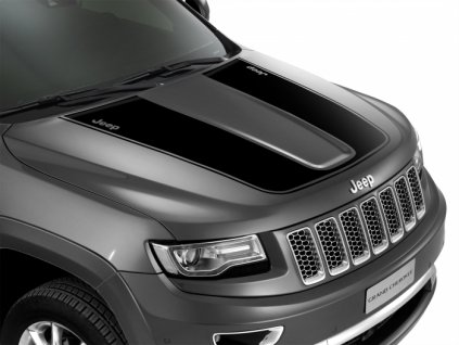 Jeep Grand Cherokee WK2 Samolepka na kapotu černá