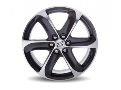 Buick Enclave 2nd gen 20 X 8 INCH 6-SPOKE ALUMINUM WHEELS IN SATIN GRAPHITE FINISH WITH HIGH GLOSS FINISH