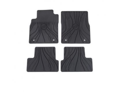 Buick Verano 2nd Gen ALL WEATHER FRONT AND REAR MATS IN BLACK WITH BUICK LOGO