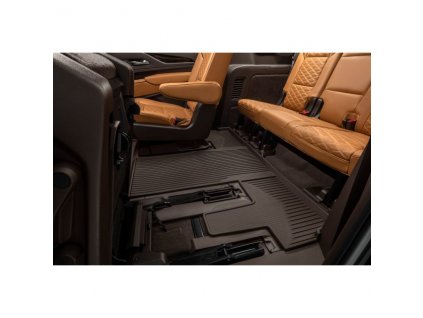 Cadillac Escalade ESV padlószőnyeg Premium All-Weather kapitány - fekete (3. sor)