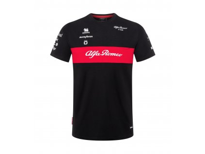 Alfa Romeo F1 Team tímové tričko čiernej 2023