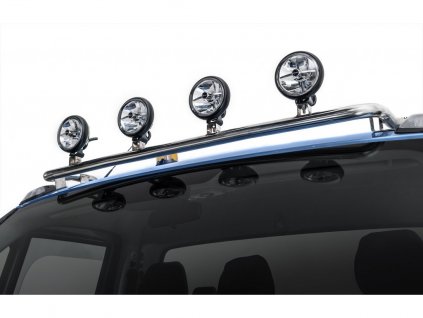 Iveco Napi Kiegészítő lámpa Teljes LED 700 lm. átmérőjű 9" fekete borító/króm gyűrű
