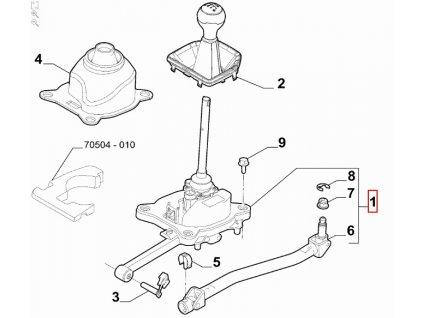 Alfa Romeo Giulia Lenkhebel 55277986