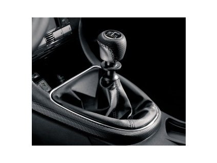 Fiat Bravo Gear lever head in two-tone leather