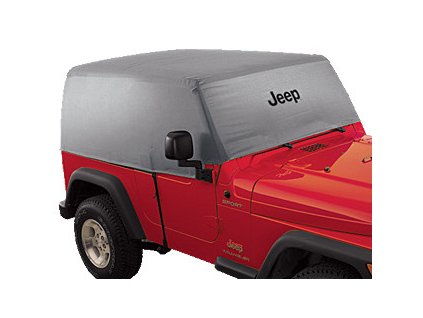 Jeep JK Wrangler 4-drzwiowa plandeka srebrna