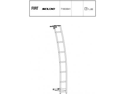 Fiat Scudo Schody pre vysokú strechu