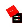 Alfa Romeo/Abarth/Fiat Emblem Set Italian flag