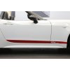 Fiat 124 Spider Stickers 124 red on the door