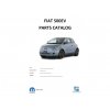 Fiat 500EV Katalóg dielov / Parts catalog