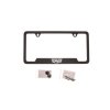 License plate frame with Cadillac logo - black