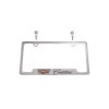 License plate frame - chrome (colored Cadillac logo)