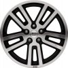 Mopar kolo 18x7 Black Pocketed"