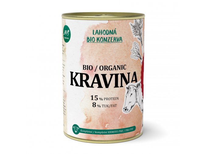 bio kravina konzerva 400