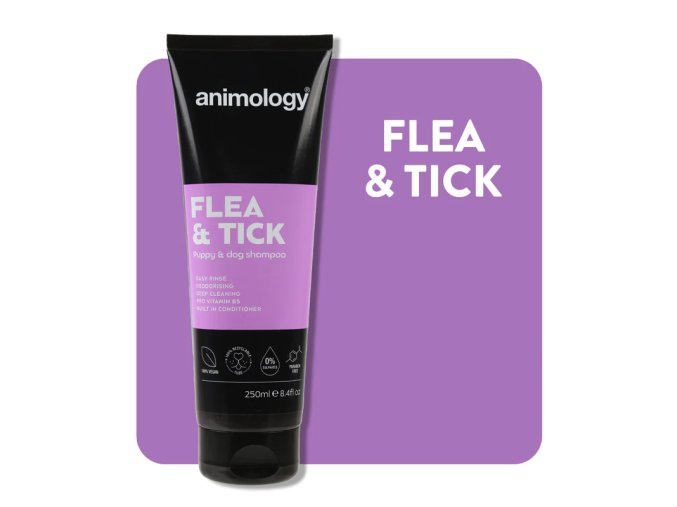 flea and tick dog shampoo 250ml