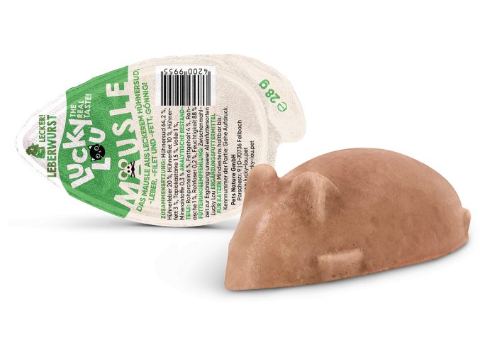 Lucky Lou Mäusle pamlsok kuracia pečeň 28g