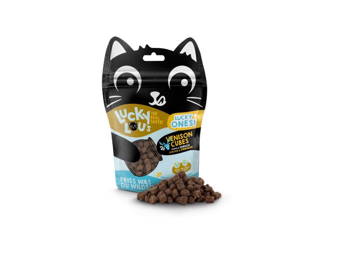 Lucky Lou One Cubes kura a jeleň 80g
