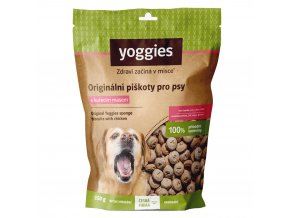 yoggies nove originalni piskoty s kurecim masem 150g