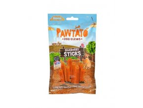 odmena pre psy benevo pawtato sticks blueberry 120g