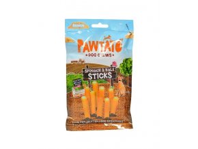 odmena pre psy benevo pawtato sticks spinach kale 120g