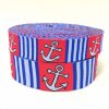 5 8 16mm 7 8 22mm 10y lots Polyester Ocean series Woven Jacquard Ribbon For Dog