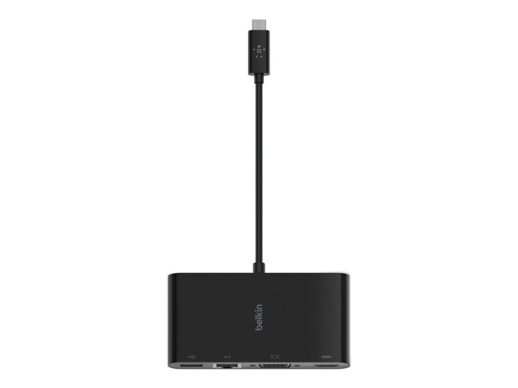 Belkin AVC005BTBK dokovací stanice/replikátor portů Kabel USB 3.2 Gen 1 (3.1 Gen 1) Type-C Černá