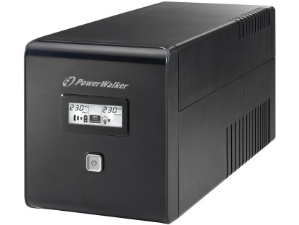 PowerWalker VI 1000 LCD 1 kVA 600 W 4 AC zásuvky / AC zásuvek