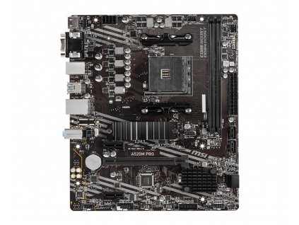 MSI A520M PRO Socket AM4 Micro ATX