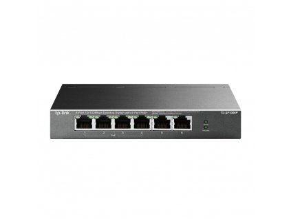 TP-Link TL-SF1006P síťový přepínač Nespravované Fast Ethernet (10/100) Podpora napájení po Ethernetu (PoE) Černá