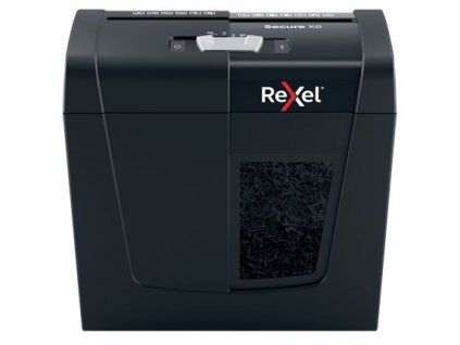 Rexel Secure X6 skartovačka Příčné skartování 70 dB Černá