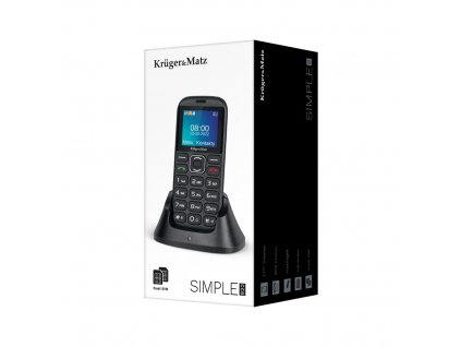 Kruger & Matz KM0922 4G 4,5 cm (1,77") 72g Černá, Senior phone