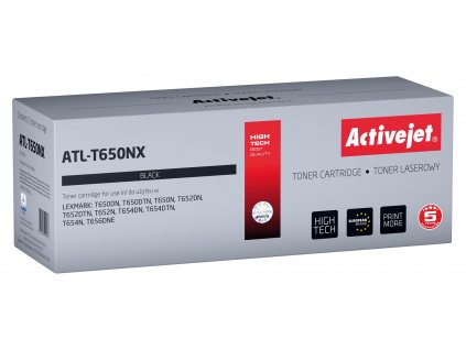 Activejet ATL-T650NX Tonerová kazeta pro tiskárny Lexmark; Náhrada za Lexmark T650H11E; Supreme; 25000 stran; černá