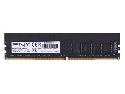 PAMĚŤ PNY DDR4 2666MHZ 1X16GB PERFORMANCE