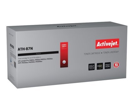 Activejet tonerová kazeta ATH-87N (náhradní HP 87A CF287A; Supreme; 9000 stran; černá)