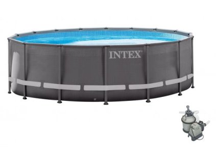 Intex Záhradný bazén INTEX 26334 Ultra Frame 610 x 122 cm piesková filtrácia 26334