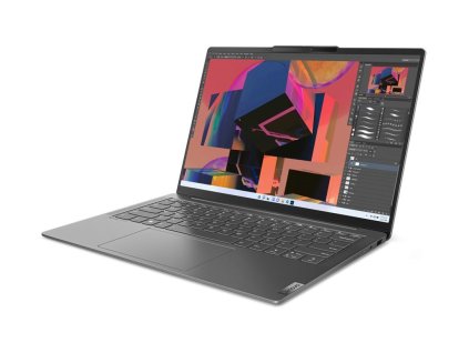 Lenovo Yoga Slim 6 Laptop 35,6 cm (14") WUXGA Intel® Core™ i7 i7-1260P 16 GB LPDDR5-SDRAM 512 GB SSD Wi-Fi 6E (802.11ax) Windows 11 Home Šedá