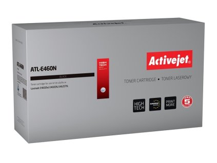 Activejet Tonerová kazeta ATL-E460N (náhradní kazeta Lexmark E460X21E; Supreme; 15000 stran; černá)