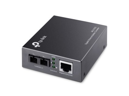TP-Link MC210CS konvertor síťové kabeláže 1000 Mbit/s 1310 nm Jednovidové Černá
