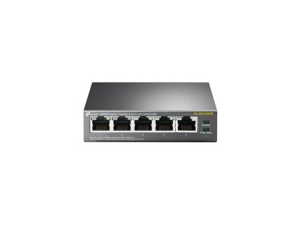 TP-Link TL-SG1005P Nespravované Gigabit Ethernet (10/100/1000) Podpora napájení po Ethernetu (PoE) Černá